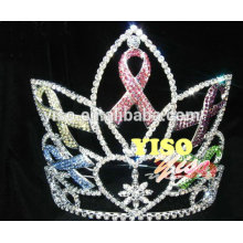 Большой величественный кристалл лента королева style tiara crown